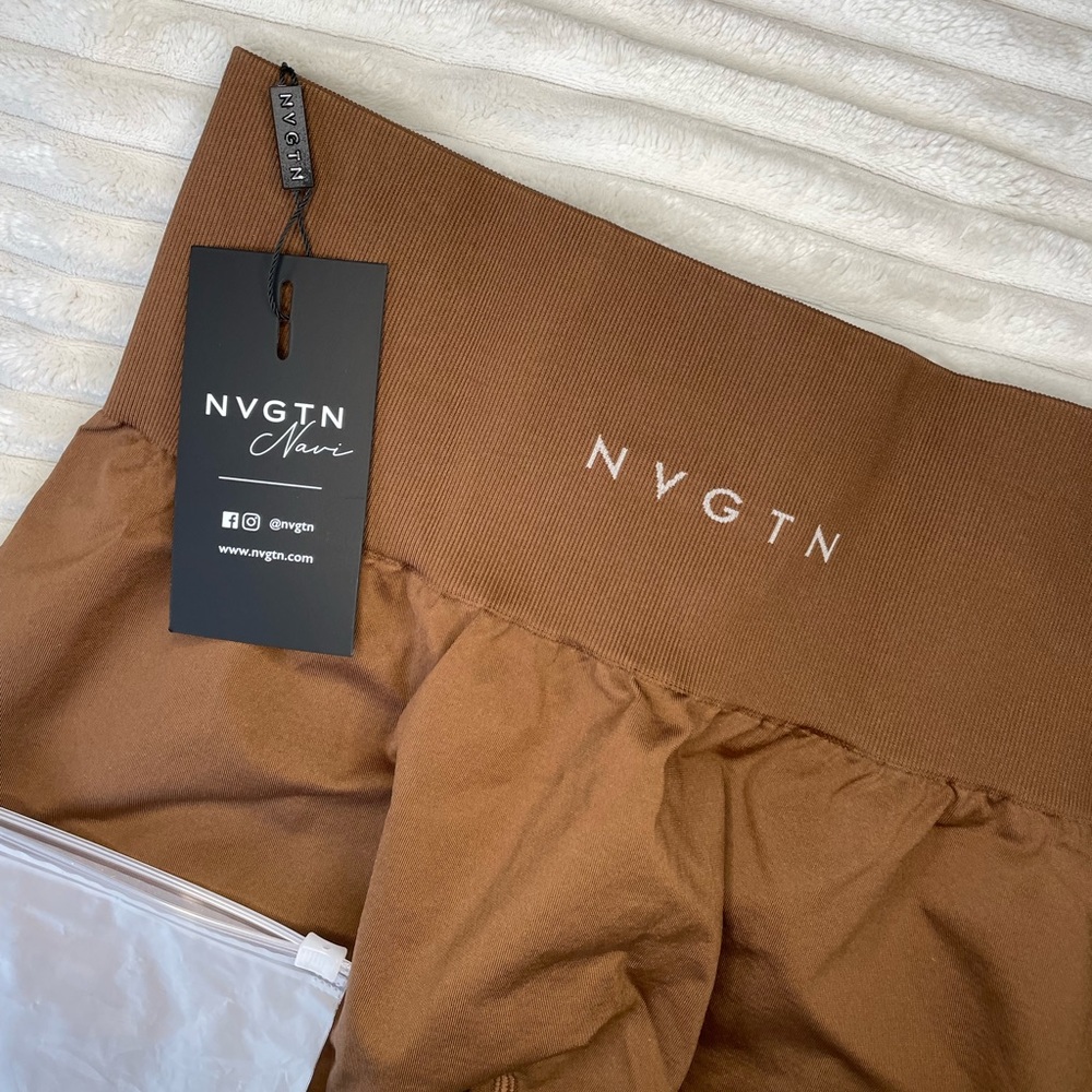 NVGTN Caramel Solid seamless leggings Large